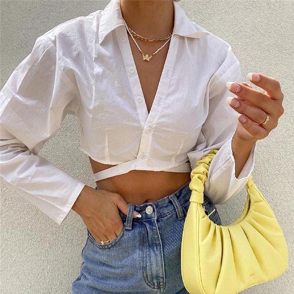 women's blouses & shirts summer long sleeve crop ruffles white shirt women puff harajuku tee chiffon blouse 2021 fashion lace up
women's blouses & shirts summer long sleeve crop ruffles white shirt women puff harajuku tee chiffon blouse 2021 fashion lace up