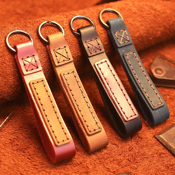 keychains genuine leather cow for car accessories key holder rang ring chain keyring keyholder, Silver
keychains genuine leather cow for car accessories key holder rang ring chain keyring keyholder, Silver