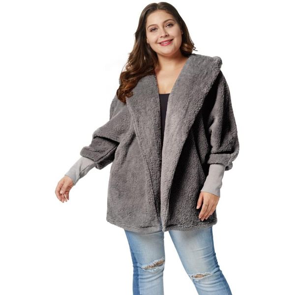 women's jackets plusee teddy coat women selling plus size lantern sleeve stylish winter warm plush soft loose hooded basic casual overc, Black;brown
women's jackets plusee teddy coat women selling plus size lantern sleeve stylish winter warm plush soft loose hooded basic casual overc, Black;brown