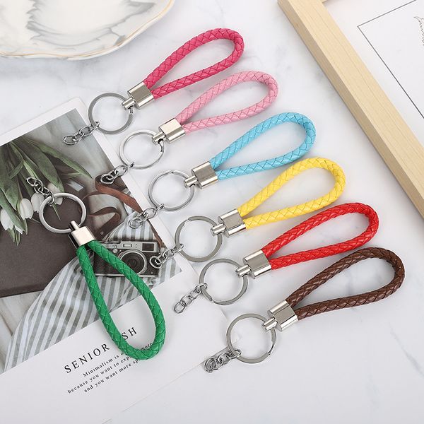 woven leather rope key chain car pendant keyring cartoon accessories bag stall small gift wholesale, Silver
woven leather rope key chain car pendant keyring cartoon accessories bag stall small gift wholesale, Silver