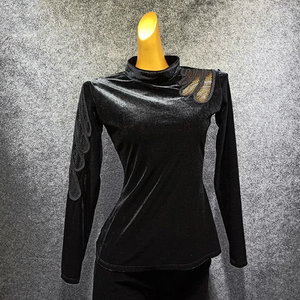 latin dance costume long sleeve velvet clothing dance wear lady great gastby dancing competition black latin 1434, Black;red
latin dance costume long sleeve velvet clothing dance wear lady great gastby dancing competition black latin 1434, Black;red