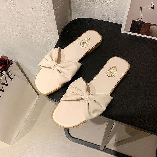 slippers 2021 women sandals summer fashion bow square toes flat heel slipper indoor outdoor beach shoes female, Black
slippers 2021 women sandals summer fashion bow square toes flat heel slipper indoor outdoor beach shoes female, Black