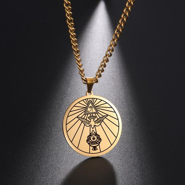 pendant necklaces dawapara vintage necklace pedants the eyes of everything dove religious stainless steel jewelry gifts for men women, Silver
pendant necklaces dawapara vintage necklace pedants the eyes of everything dove religious stainless steel jewelry gifts for men women, Silver