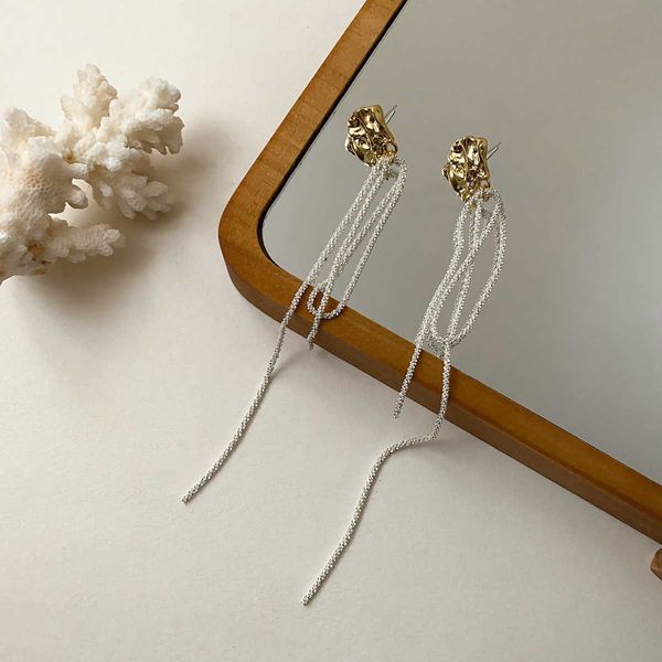 korean fashion nostalgic style long bright silver tassel earrings
korean fashion nostalgic style long bright silver tassel earrings