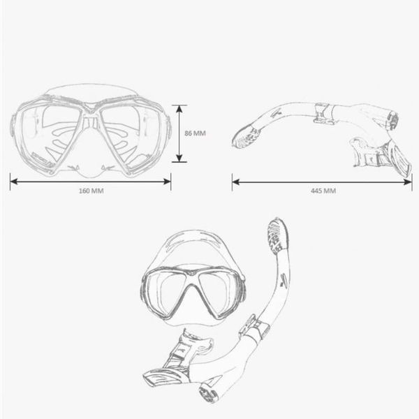diving masks goggles set safe accessories non-slip buckle snorkeling kit for swimming snorkel
diving masks goggles set safe accessories non-slip buckle snorkeling kit for swimming snorkel
