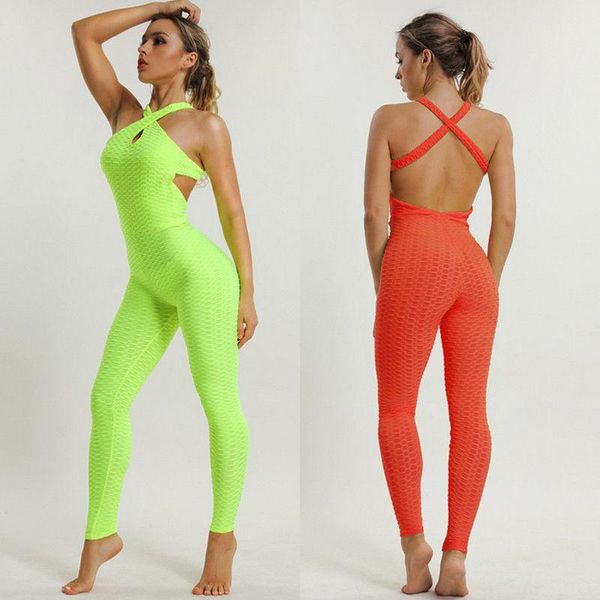 women's jumpsuits & rompers women ladies sports yoga running gym clothes fitness leggings backless one piece, Black;white
women's jumpsuits & rompers women ladies sports yoga running gym clothes fitness leggings backless one piece, Black;white