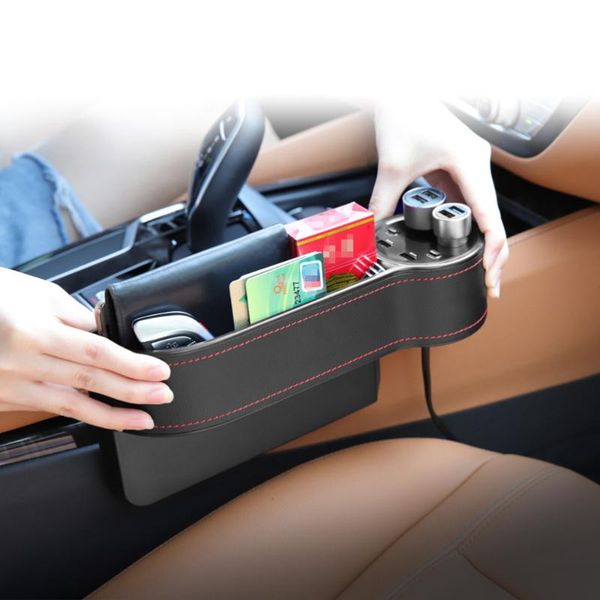 car organizer multifunctional storage box dual usb charger cigarette lighter voltage display (black)
car organizer multifunctional storage box dual usb charger cigarette lighter voltage display (black)