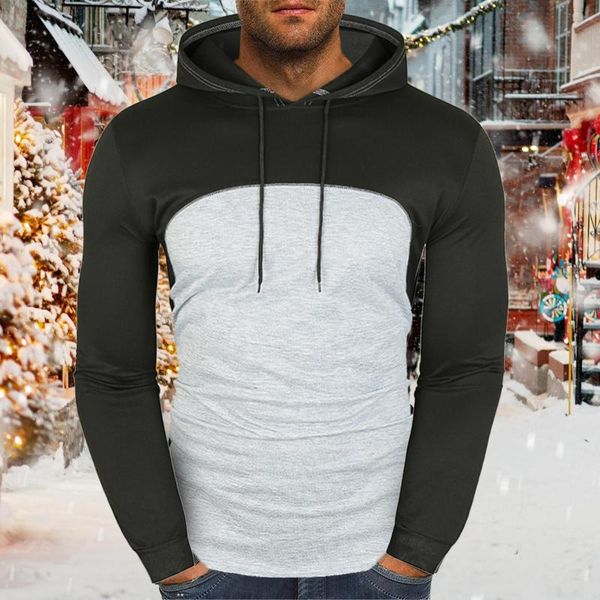 men's hoodies & sweatshirts oversize autumn and winter sports leisure thickened cotton stitching contrast hoodie patchwork vintage, Black
men's hoodies & sweatshirts oversize autumn and winter sports leisure thickened cotton stitching contrast hoodie patchwork vintage, Black