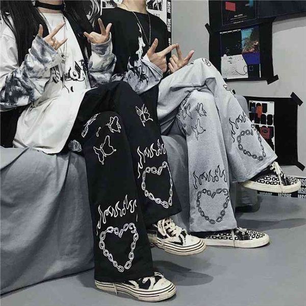 women pants streetwear gothic oversize wide leg trousers casual hip-hop y2k harajuku vintage dark pant aesthetic, Black;white
women pants streetwear gothic oversize wide leg trousers casual hip-hop y2k harajuku vintage dark pant aesthetic, Black;white