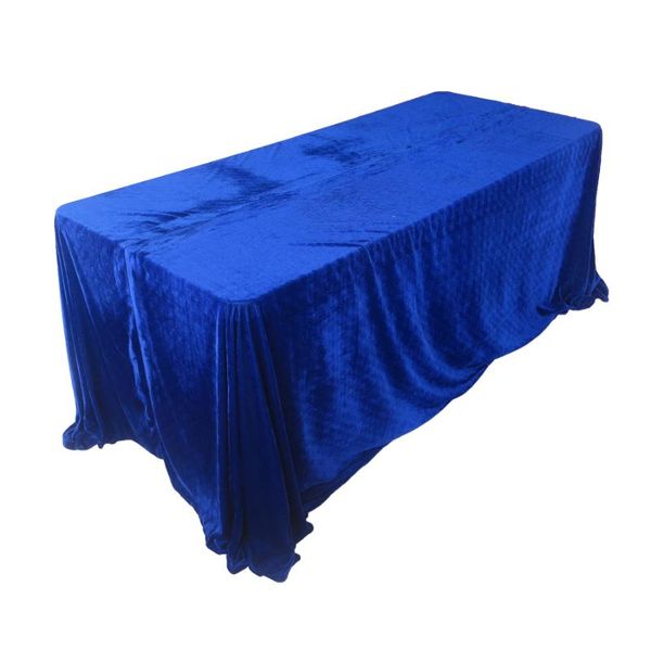 table cloth 1 piece colorful 90"*132" velvet square for meeting event use 120" round
table cloth 1 piece colorful 90"*132" velvet square for meeting event use 120" round