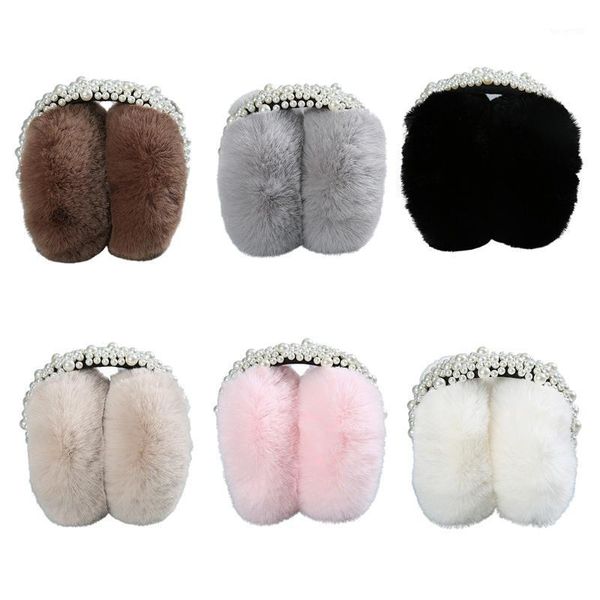 berets ear muffs for womens cute winter warmers faux fur outdoor covers elegant pearl bead earmuffs lady, Blue;gray
berets ear muffs for womens cute winter warmers faux fur outdoor covers elegant pearl bead earmuffs lady, Blue;gray