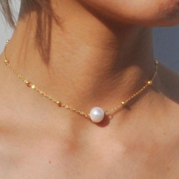 pendant necklaces classic gold women's pearl choker simple fashion female gold-color chain necklace jewelry romantic valentine girl gif, Silver
pendant necklaces classic gold women's pearl choker simple fashion female gold-color chain necklace jewelry romantic valentine girl gif, Silver
