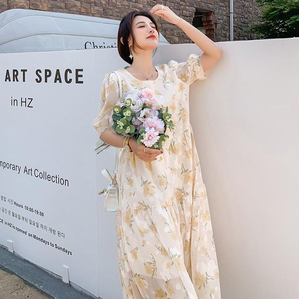 maternity dresses 341# clothes summer short sleeves chiffon floral o neck loose stylish dress pregnant women pregnancy, White
maternity dresses 341# clothes summer short sleeves chiffon floral o neck loose stylish dress pregnant women pregnancy, White