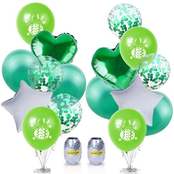 18pcs happy easter decorations 12 inch latex balloon star heart aluminum foil balloon birthday holiday party decoration
18pcs happy easter decorations 12 inch latex balloon star heart aluminum foil balloon birthday holiday party decoration