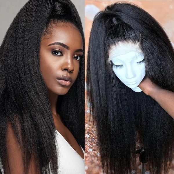 lace wigs pre plucked 28inch 13x4 front wig brazilian kinky straight human hair remy frontal with baby, Black;brown
lace wigs pre plucked 28inch 13x4 front wig brazilian kinky straight human hair remy frontal with baby, Black;brown