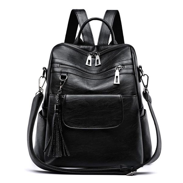 school bags fashion pu leather women backpack casual tassel female shoulder bag large capacity backpacks
school bags fashion pu leather women backpack casual tassel female shoulder bag large capacity backpacks