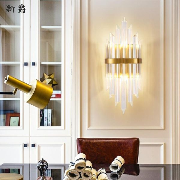 wall lamps stainless steel crystal lamp sconces lights luminaria home lighting living room lampshade wandlamp for bedroom
wall lamps stainless steel crystal lamp sconces lights luminaria home lighting living room lampshade wandlamp for bedroom