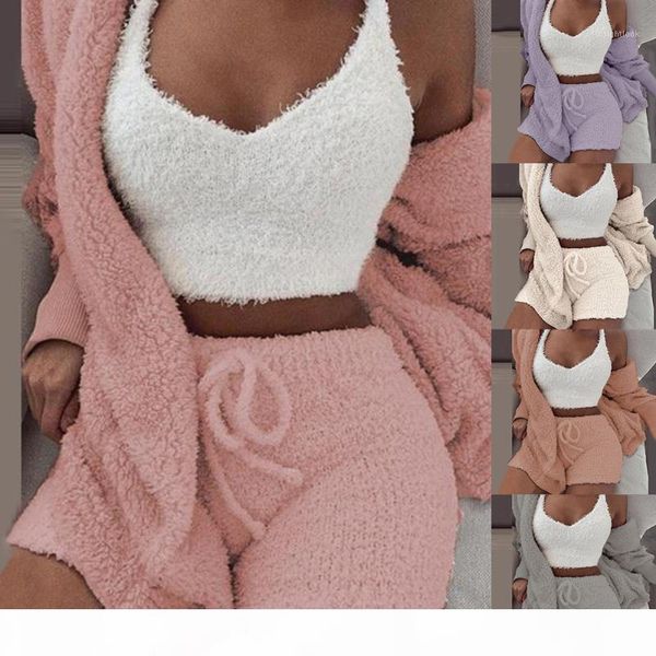 plush tracksuit women 3 pieces set sweatshirts sweatpants sweatsuit jacket crop shorts suit sports suit jogging femme1, White
plush tracksuit women 3 pieces set sweatshirts sweatpants sweatsuit jacket crop shorts suit sports suit jogging femme1, White
