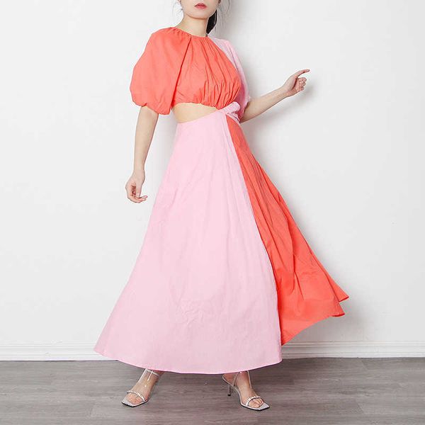fashion temperament waistless hit color dresse elegant office lady spring puff sleeve vestidos 210525, Black;gray
fashion temperament waistless hit color dresse elegant office lady spring puff sleeve vestidos 210525, Black;gray