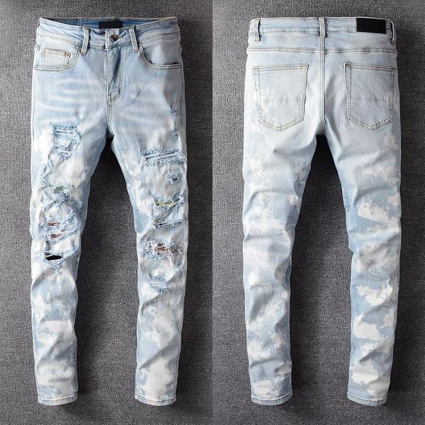men's jeans 2021 fashion brand high street woman men slim high-profile elastic waist stretch skinny #632, Blue
men's jeans 2021 fashion brand high street woman men slim high-profile elastic waist stretch skinny #632, Blue