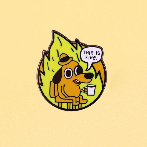 pins, brooches this is fine dog cartoon lapel badges men women fashion jewelry gifts metal pins knapsack hat dress enamel brooch, Gray
pins, brooches this is fine dog cartoon lapel badges men women fashion jewelry gifts metal pins knapsack hat dress enamel brooch, Gray