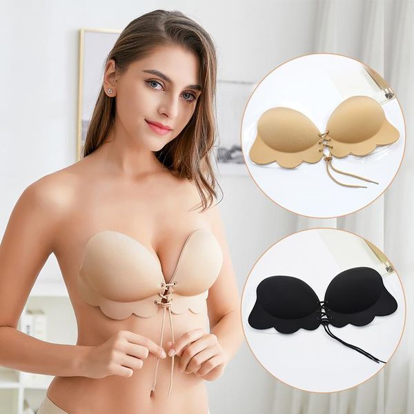 bustiers & corsets collection of women's invisible bra with silicone breast patch, Black;white
bustiers & corsets collection of women's invisible bra with silicone breast patch, Black;white
