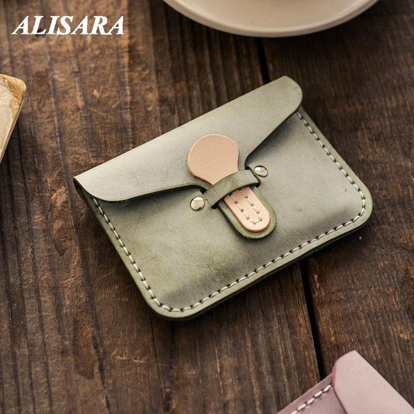 card holders handmade coin purse bag cute pack green blue set japanese korean girl leather hand-sewn sleeve wallet, Brown;gray
card holders handmade coin purse bag cute pack green blue set japanese korean girl leather hand-sewn sleeve wallet, Brown;gray