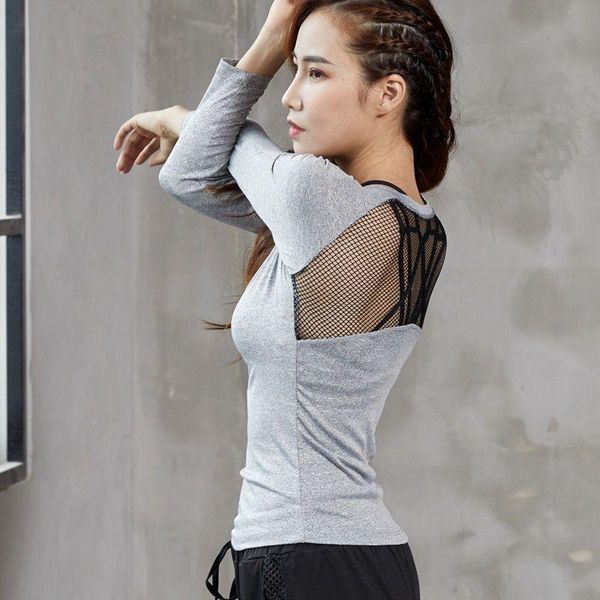 yoga outfit woman t-shirts long-sleeved mesh fitness sports running quick-drying tight slimming plus size hollow gym clothing
yoga outfit woman t-shirts long-sleeved mesh fitness sports running quick-drying tight slimming plus size hollow gym clothing