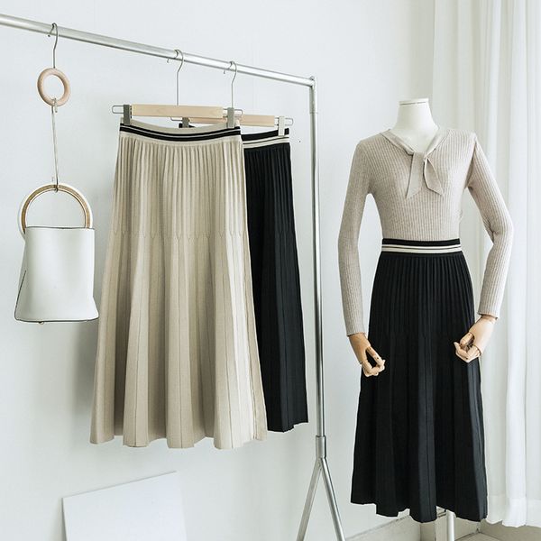 new sherhure 2021 autumn knitted pleated long skirts faldas jupe femme saia vintage women high waist a-line black skirt 8li8
new sherhure 2021 autumn knitted pleated long skirts faldas jupe femme saia vintage women high waist a-line black skirt 8li8