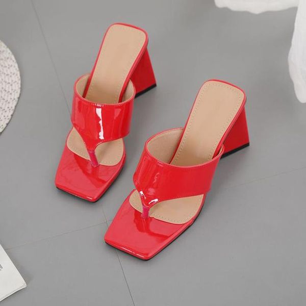 sandals women high heels 2021 ladies square toe slippers pu leather fashion clip women's summer female footwear, Black
sandals women high heels 2021 ladies square toe slippers pu leather fashion clip women's summer female footwear, Black