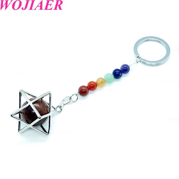 wojiaer natural stone agates key chain 7 chakra key ring merkaba locket pendant keyring for car bags jewelry bw909, Slivery;golden
wojiaer natural stone agates key chain 7 chakra key ring merkaba locket pendant keyring for car bags jewelry bw909, Slivery;golden