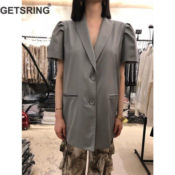 women's suits & blazers getsring women coat suit blazer puff sleeve short leisure long jacket plus gray khaki coats 2021, White;black
women's suits & blazers getsring women coat suit blazer puff sleeve short leisure long jacket plus gray khaki coats 2021, White;black