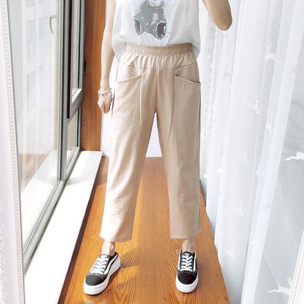 women's pants & capris summer women harem oversized female clothes high waist trousers cotton and linen diagonal pocket plus size botto, Black;white
women's pants & capris summer women harem oversized female clothes high waist trousers cotton and linen diagonal pocket plus size botto, Black;white