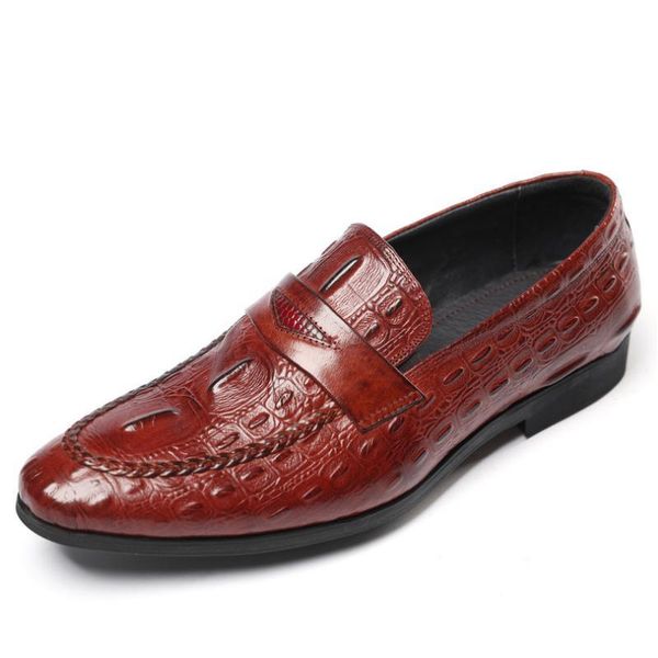 trendy embossed leather business casual men shoes fashion loafers office work shoes mens daily leisure party size 38-44, Black
trendy embossed leather business casual men shoes fashion loafers office work shoes mens daily leisure party size 38-44, Black
