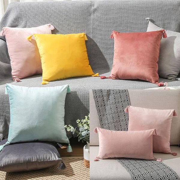 pillow case 1pc luxury velvet cushion cover 45x45cm 30x30cm tassel hug pillowcase solid color waist sofa home decor pillows
pillow case 1pc luxury velvet cushion cover 45x45cm 30x30cm tassel hug pillowcase solid color waist sofa home decor pillows