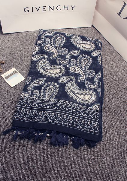 water blue year autumn and winter twill cotton tibetan green cashew flower silk scarf shawl, Blue;gray
water blue year autumn and winter twill cotton tibetan green cashew flower silk scarf shawl, Blue;gray