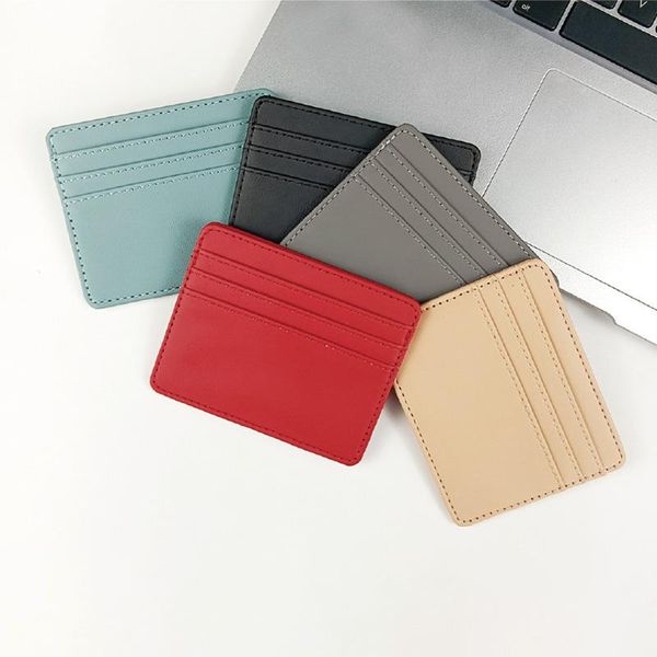 card holders 1pc mini men's pu leather id holder bank multi-slot ultra-thin ladies, Brown;gray
card holders 1pc mini men's pu leather id holder bank multi-slot ultra-thin ladies, Brown;gray