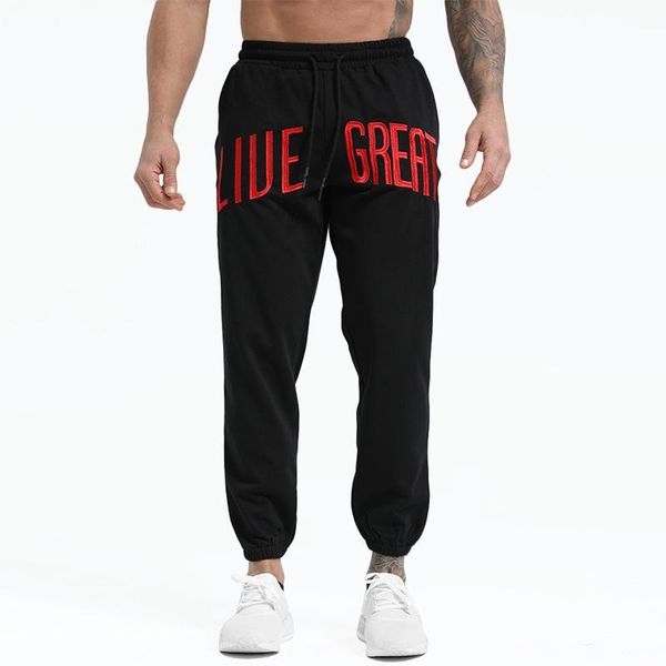 running pants gym men's jogging fitness casual bodybuilding workout sweatpants cotton sports trousers joggers trackpants, Black;blue
running pants gym men's jogging fitness casual bodybuilding workout sweatpants cotton sports trousers joggers trackpants, Black;blue