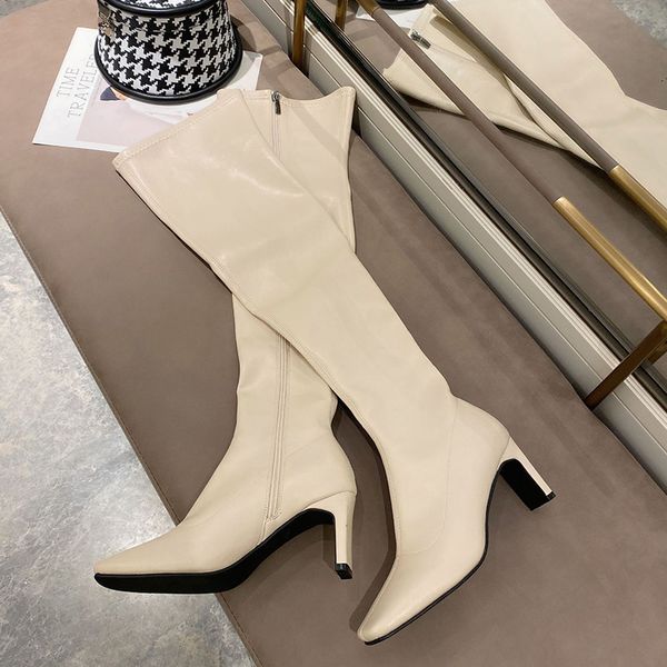 Size 35-42 Winter Over The Knee Boots Women Stretch PU Thigh High Sexy Woman Shoes Long Bota Feminina zapatos de mujer, Black flock
Size 35-42 Winter Over The Knee Boots Women Stretch PU Thigh High Sexy Woman Shoes Long Bota Feminina zapatos de mujer, Black flock