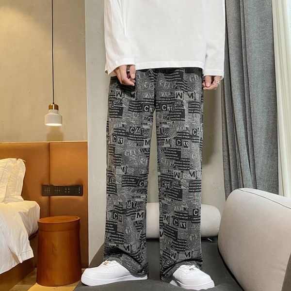 men's pants knitting casual loose straight elastic waist long wide-leg trousers mens autumn men male bottoms plus size xxl, Black
men's pants knitting casual loose straight elastic waist long wide-leg trousers mens autumn men male bottoms plus size xxl, Black