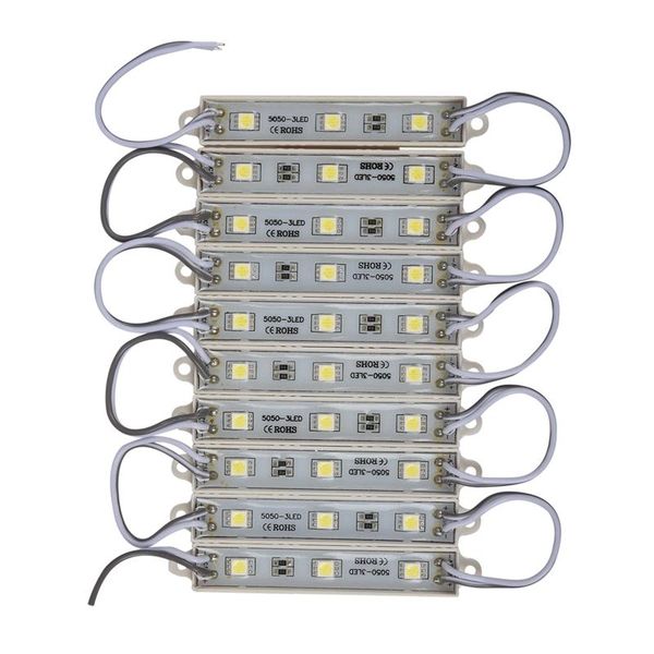 modules 1*10pcs smd 3 led module strip string light waterproof dc 12v cool white 
modules 1*10pcs smd 3 led module strip string light waterproof dc 12v cool white