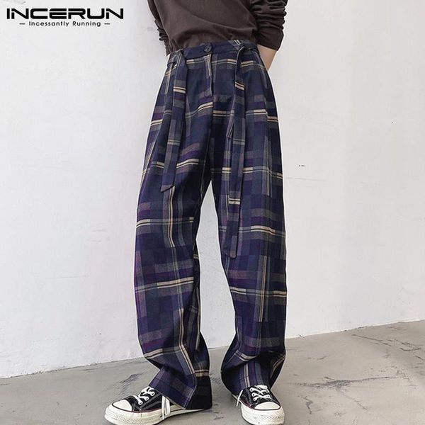 new fashion plaid pants drawstring joggers loose casual straight trousers men 2021 streetwear pantalones hombre s-5xl incerun rs6t, Black
new fashion plaid pants drawstring joggers loose casual straight trousers men 2021 streetwear pantalones hombre s-5xl incerun rs6t, Black