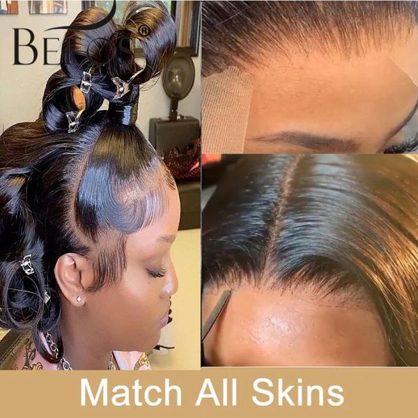 lace wigs beeos glueless 13x6 hd frontal human hair preplucked straight full bleached knots 180 density, Black;brown
lace wigs beeos glueless 13x6 hd frontal human hair preplucked straight full bleached knots 180 density, Black;brown