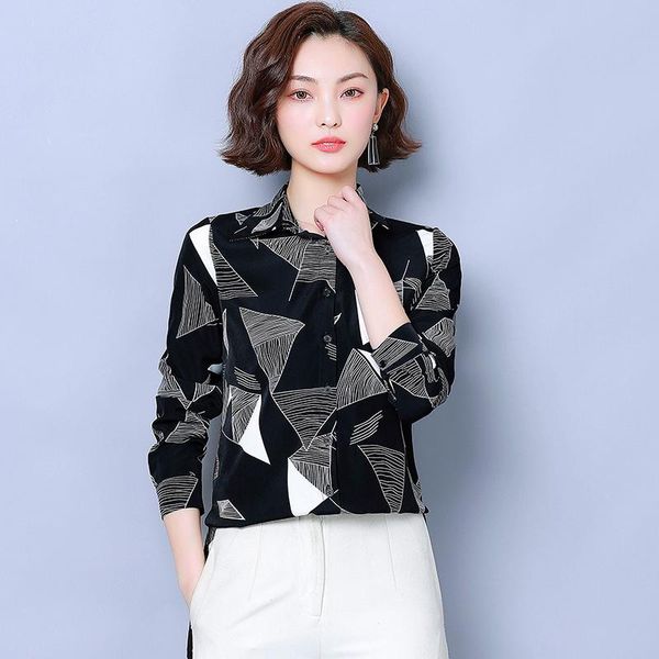 women's blouses & shirts po shirt long-sleeve korean style 2021 autumn printed chiffon casual medium-length, White
women's blouses & shirts po shirt long-sleeve korean style 2021 autumn printed chiffon casual medium-length, White