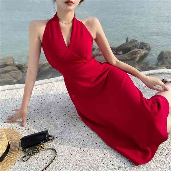 summer halter backless midi women dresses bodycon red party sleeveless beach holiday robe, Black;gray
summer halter backless midi women dresses bodycon red party sleeveless beach holiday robe, Black;gray