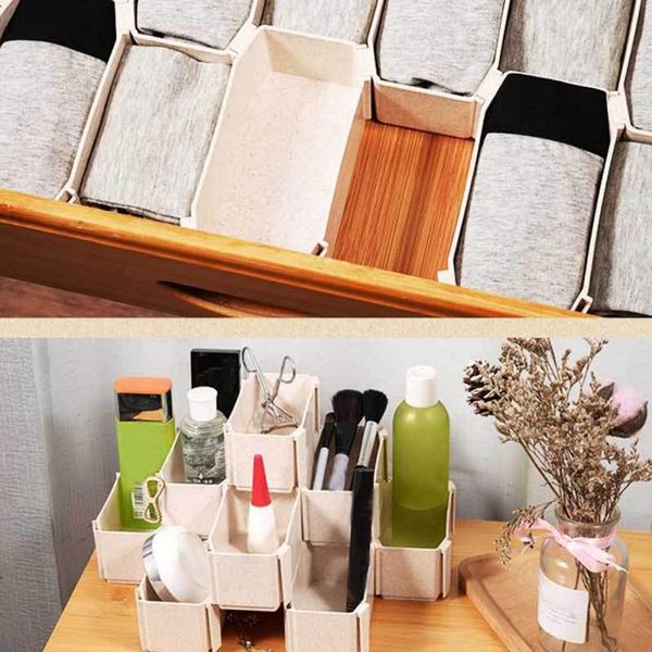 storage drawers 6pcs stackable drawer organizers combination wardrobe honeycomb underwear socks finishing box
storage drawers 6pcs stackable drawer organizers combination wardrobe honeycomb underwear socks finishing box