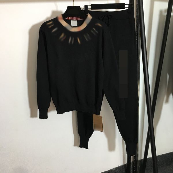 703 2021 milan style spring summer brand same style two pieces sets crew neck black white khaki letter long pants empire long sleeve womens
703 2021 milan style spring summer brand same style two pieces sets crew neck black white khaki letter long pants empire long sleeve womens
