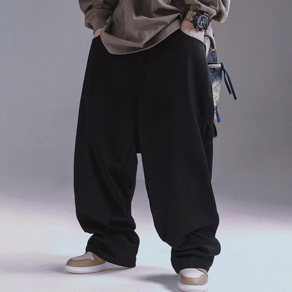 men's pants hip hop cargo vintage baggy techwear men functional casual oversized loose trousers streetwear embroidery jeans, Black
men's pants hip hop cargo vintage baggy techwear men functional casual oversized loose trousers streetwear embroidery jeans, Black