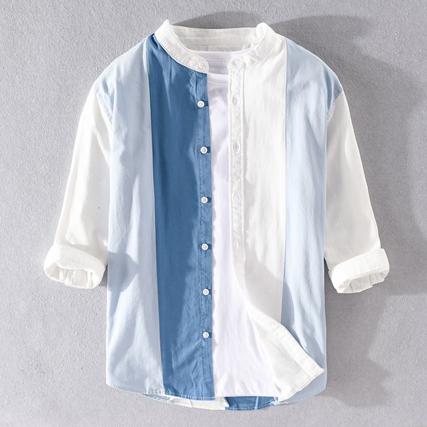 2021 new algodo puro mangas compridas trs quartos camisas marca de vero para homens confortvel camisa casual oxb9, White
2021 new algodo puro mangas compridas trs quartos camisas marca de vero para homens confortvel camisa casual oxb9, White
