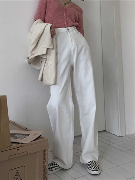 women's white jeans summer 2021 loose and thin straight pants with high waist low down feeling, Blue
women's white jeans summer 2021 loose and thin straight pants with high waist low down feeling, Blue